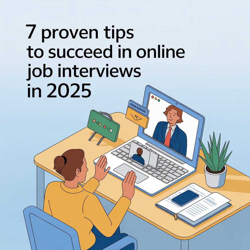 7 proven tips to succeed in online job interview in 2025